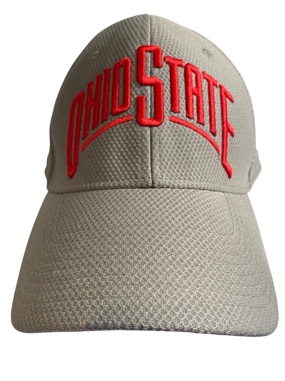 Official OSU Ohio State University Embroidered Cap in Light Gray Size L-XL